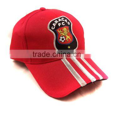 Custom Best Quality Red Acrylic Embossed Baseball Hat With Metal Buckle Supplier's Choice photo-3