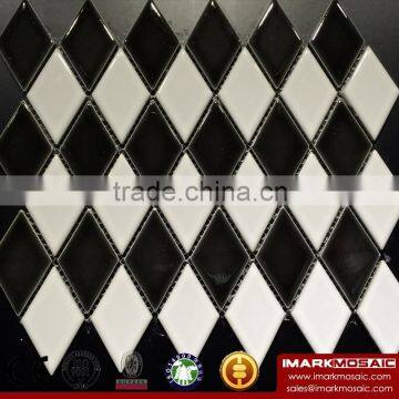 IMARK Mixed White And Black Color Ceramic Mosaic Tile/Premium Mosaic Tile/Kitchen New Design Wall Tile