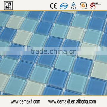 High Quality 300*300mm Cheap Swimming Pool Tile Glass Mosaic photo-2
