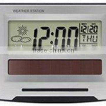 solar power big size display digital table clock