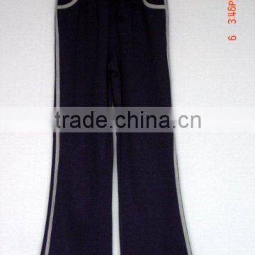 long leg yarn dyed stripe ladies' pants