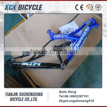 Full Suspension MTB Steel Bike Frame Passed EN14766 Test