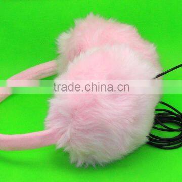 fur headphones free sample earmuff music headphones