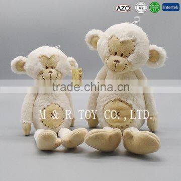 New Product Lovely Monkey Soft Toy in White and Brown Color photo-2