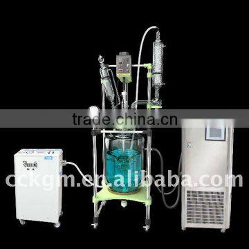 high borosilicate glass chemical glass reactor reaction kettle 10-100L