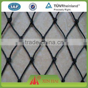 hot sale 380d/6 and 380d/9 small mesh Black polyethylene fishing net