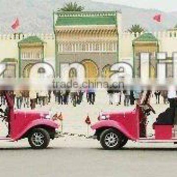 Chinese oem 20-seats electric car trailer for sale