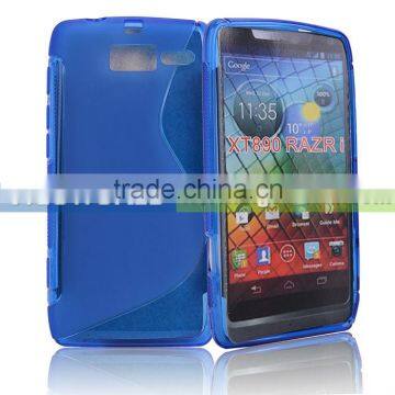 HYBRID S-LINE SKIN Gel TPU COVER CASE for Moto XT890 RAZA i