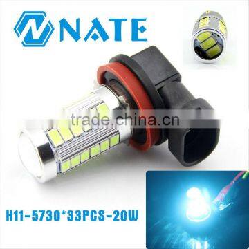 New coming and superbright H11/H3/ H8/9005/9006/880/881 led Fog Lamp 5730 Chip*33PSC 20W