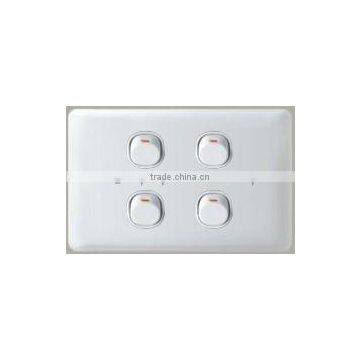 australia 4gang wall light switch