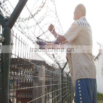 Diamond Razor Wire Mesh Fence