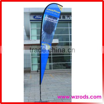 Customized Flying Teardrop Banner With Printing