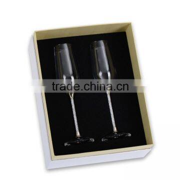 Manufacturer Handmade Glass Champagne Wine Glass Crystal Tableware