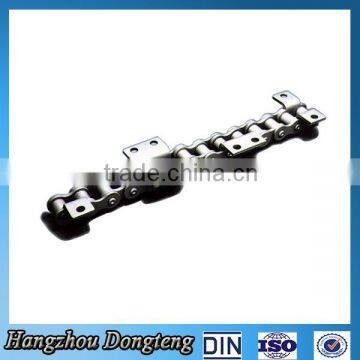 Short pitch conveyor chain roller chain with attachments