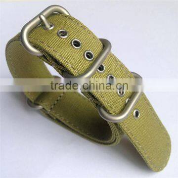 Double Layers Ballistic Nylon Canvas Watch Strap