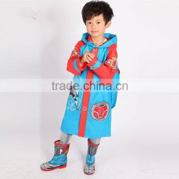 2016 New Design Hot Sale Oem Korean Students Cartoon Clear Rain Coat photo-6