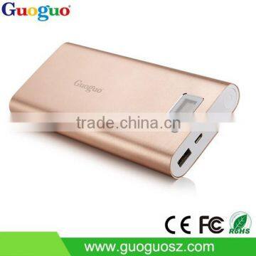 Hot selling 16000mah 2a Output Portable Aluminum Power Bank for Cell Phone