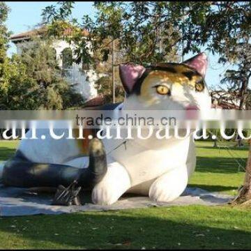 hot sale giant inflatable cat under tree