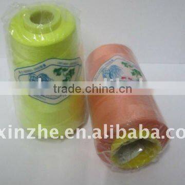 Polyester sewing thread