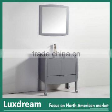 48" Elegant Makeup Bathroom Vanity With Frame Mirror Made in China