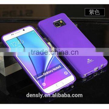 2016 High Quality Newsets Mercury Soft TPU Cellphone Cover Case for Samsung Note 5 Phone Case photo-3