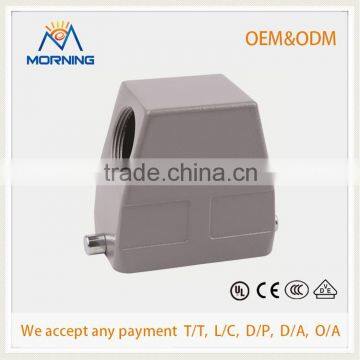 HE-010-M, Industrial Copper Alloy Material Industrial 10 Pins Multi Pin Power Connector, Male Screw Terminal photo-4