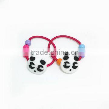 Cartoon Hair Rubber Band Bear Shaped Soft PVC Elastic Hair band