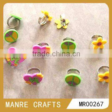 Customized debossed silicone rubber finger ring