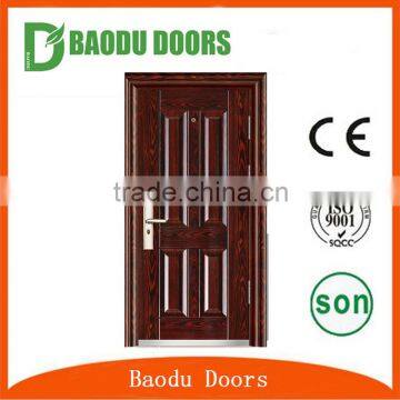 Baodu China supplier main door design security steel door