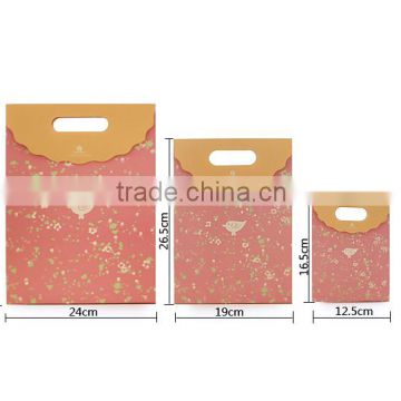 red star Gift paper Packaging shopping Bag with S size ,M size ,L size