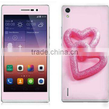 cartoon skin sticker for HUAWEI P7