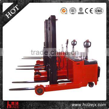 1t traction lead acid battery power walkie reach stacker with imported parts