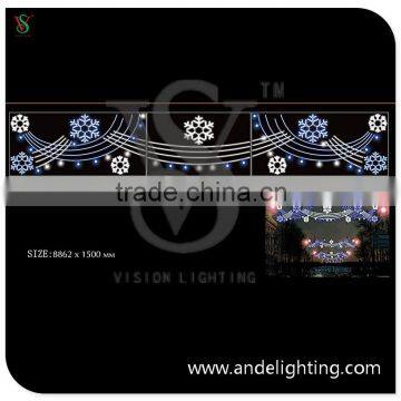 Christmas Lighted Star Shape Motif Light