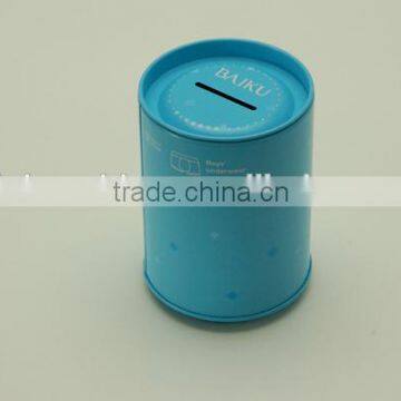 round box coin money tin cans