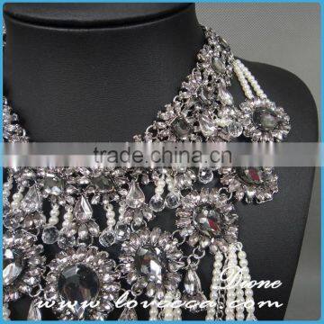 New Fashon Women Exaggerate Trendy Bohemian Bib Collar Jewelry Factory Direct Necklace photo-3
