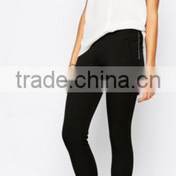 trousers Woman pants with Side zip