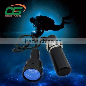 Corrosion proof super bright underwater led diving flashlight