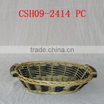 new style of willow tray basket