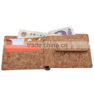 BOSHIHO Men Popular Bifold Cork Wallet photo-4