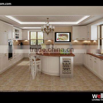 White Vacuum form kitchen cabinet