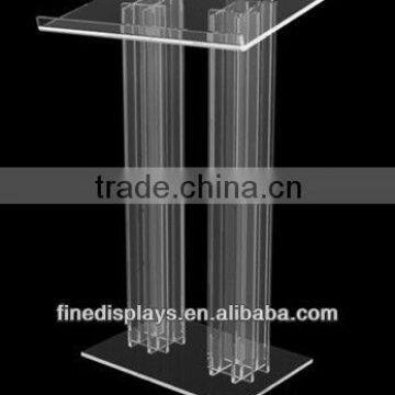 Clear Lucite public address lecterns (AL-A-0151)