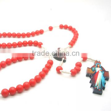 rosary,religious rosary, arcylic beaded rosary, cheap religious necklaces