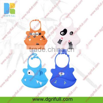 Hot sell silicone disposable baby bib