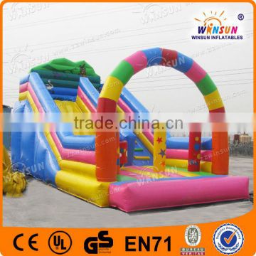 EN14960 warmly welcomed inflatable children outdoor slide toys