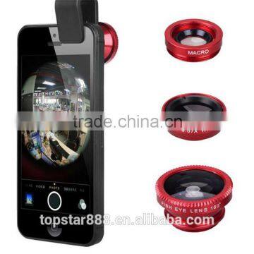 2015 High Quality Fish Eye Universal Clip Mobile Phone Lens