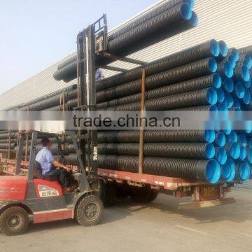 200mm SN8 hdpe corrugated pipe