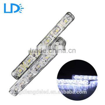 Hot selling high Brightness 12V waterproof 6LEDs Auto parts Daytime Running Lights for Cars