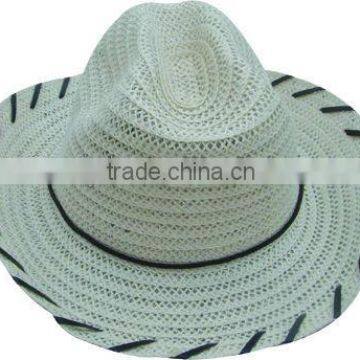 Fashion cowboy Straw paper hat