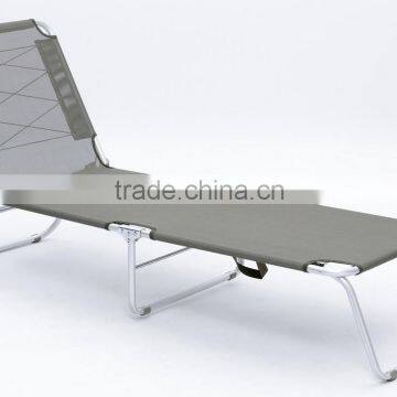 Aluminum Folding Ajustable Back Folding Bed photo-3