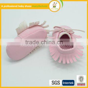 wholesale shoes baby moccasins kids shoes pink soft newborn pu leather